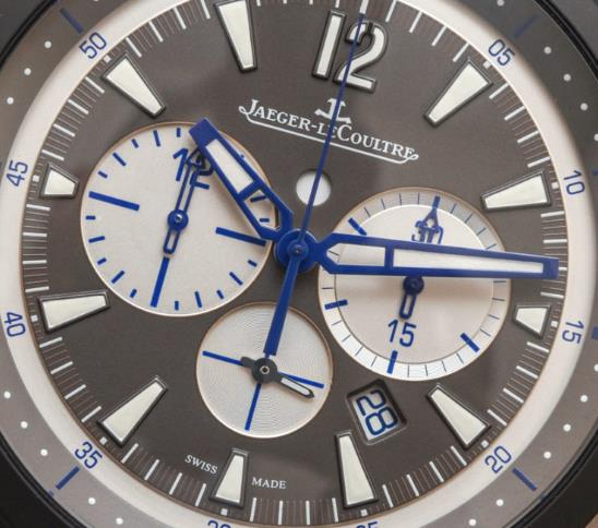 积家LeCoultre Master Compressor 陶瓷计时码表蓝色腕表（图5）
